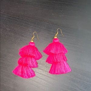 Hot Pink earrings